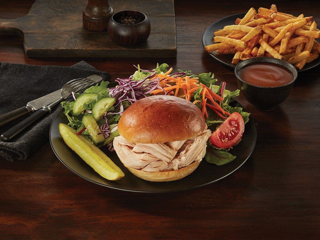 Rotisserie Chicken on a Bun