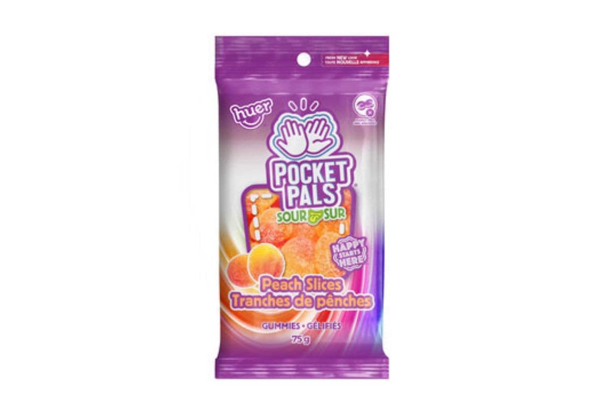 Pocket Pals Sour Peach Slices (75 g)