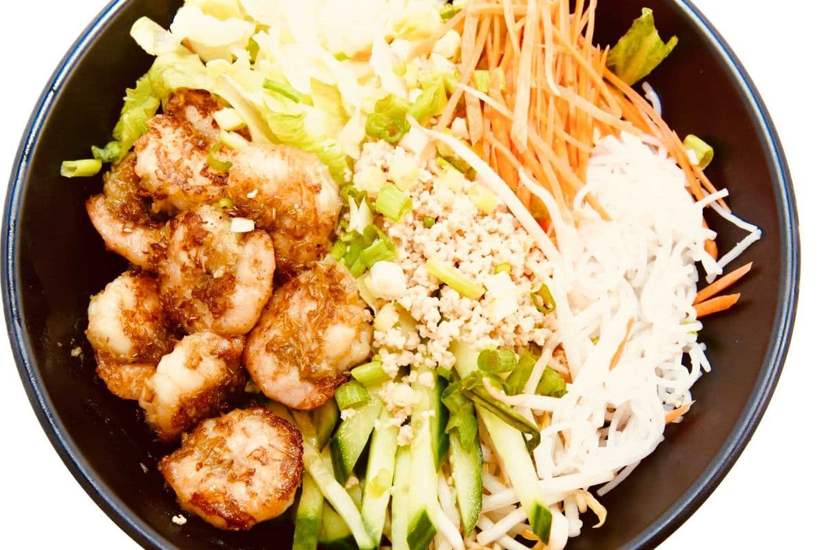 Grilled Shrimp Rice Vermicelli