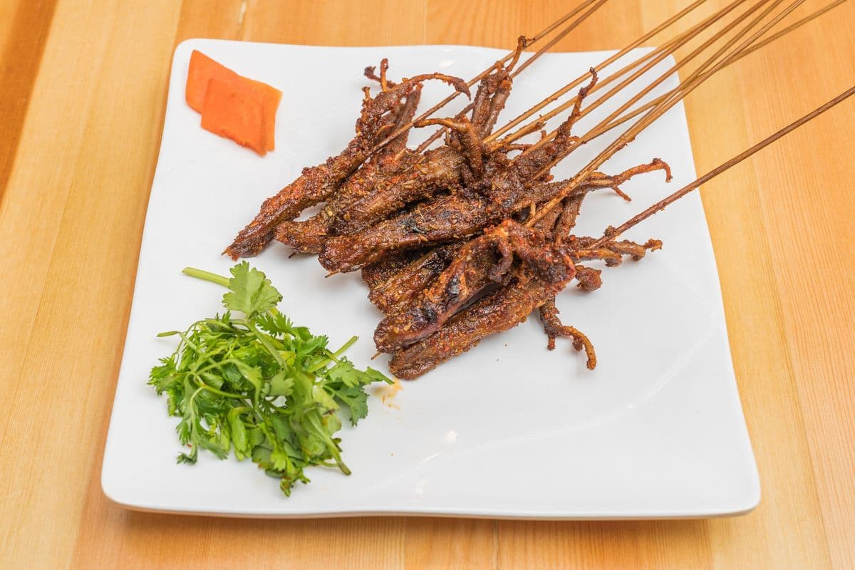 BBQ Duck Tongue (10 Skewers) 烤鸭舌 (10串)