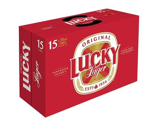 LUCKY LAGER 15 CAN (15 x 355ml)