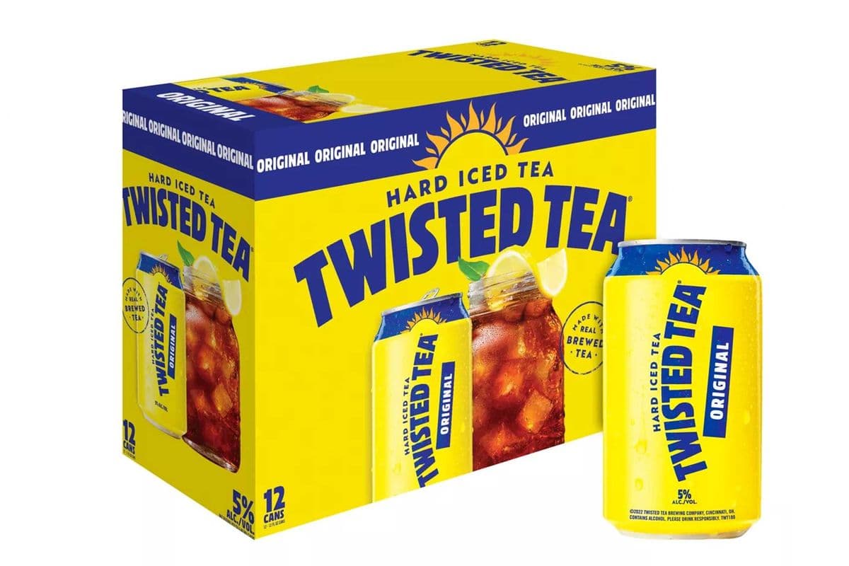 TWISTED TEA-HARD ICED TEA 12 CAN (12 x 355ML)