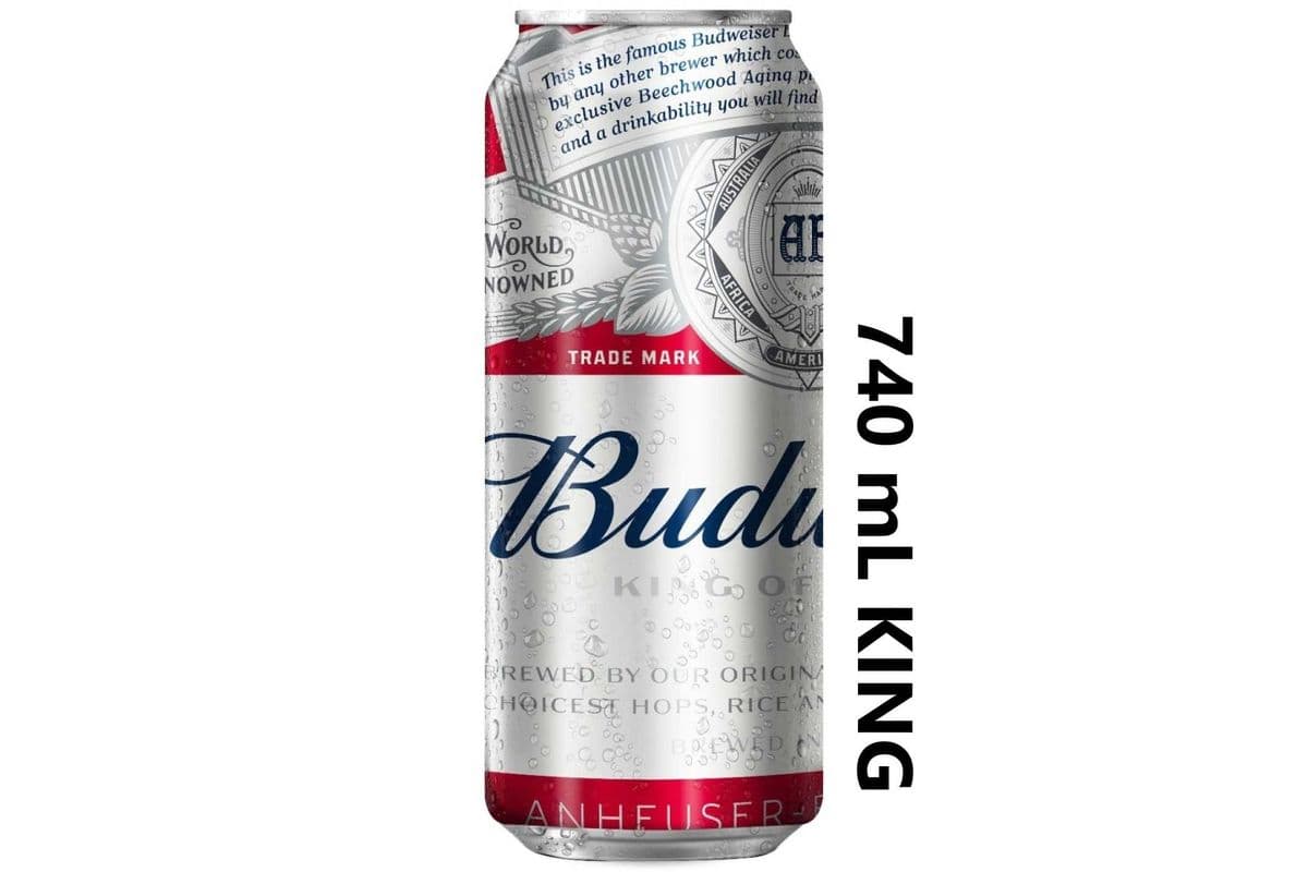 Budweiser (King Can) (1 x 740 mL)