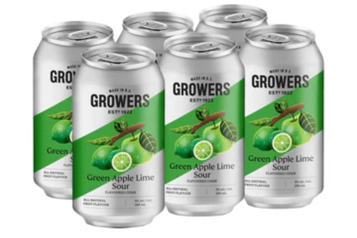 Growers Apple Lime (6 x 355 ml Cans)