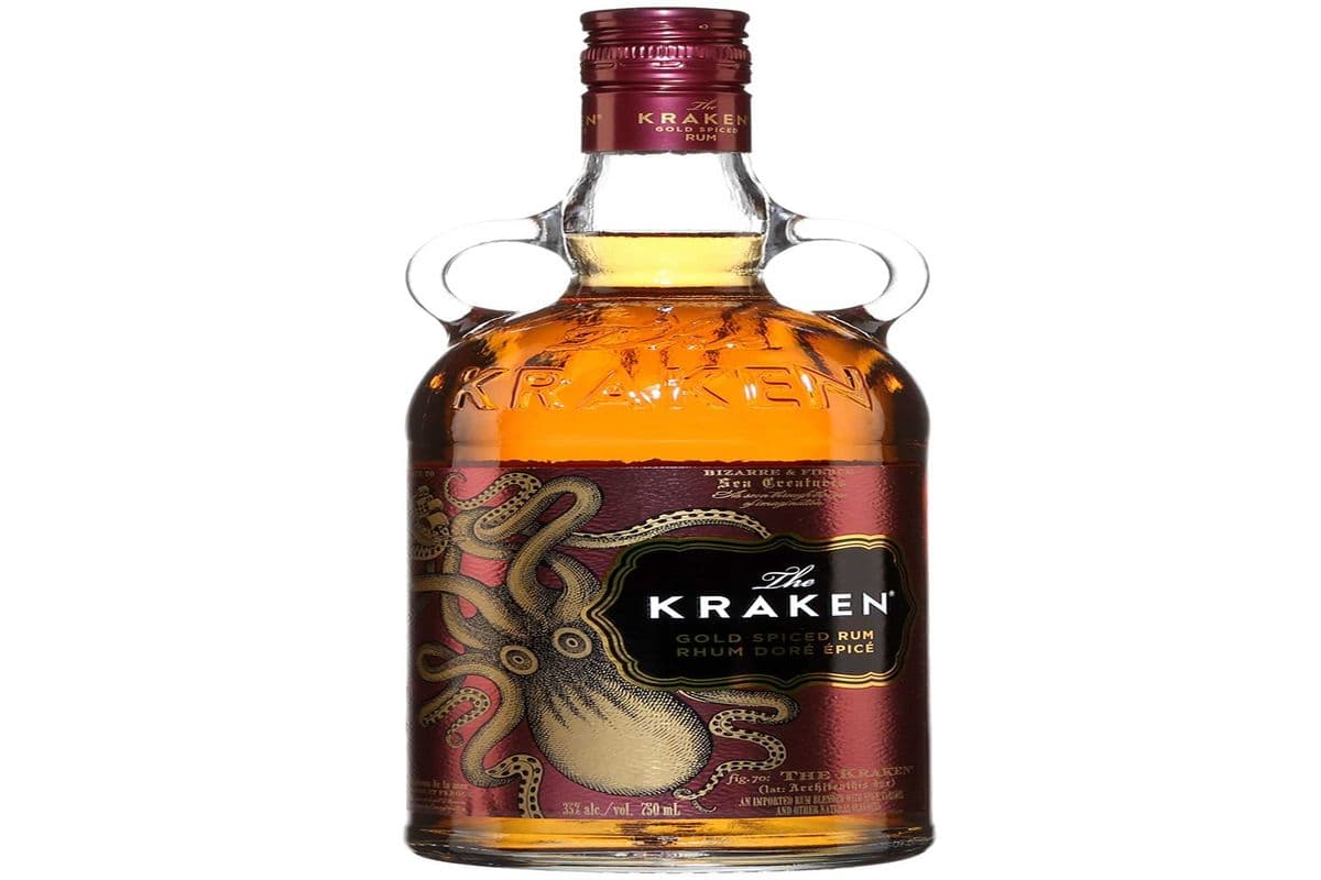 KRAKEN GOLD SPICED RUM 750 ML (1 x 750ML)