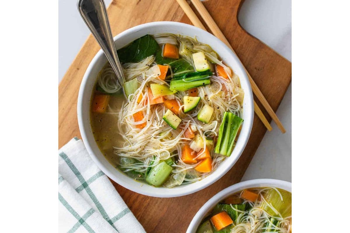 Vegetable Noodle Soup 蔬菜汤面
