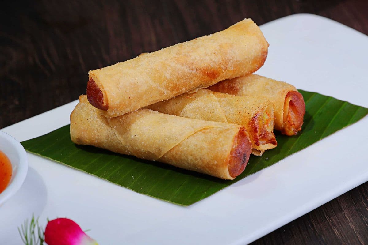 223BOGO. Deep Fried Taro Veg Spring Roll/ 4pcs x2