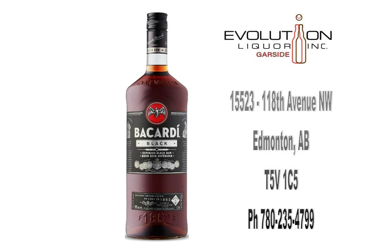 Bacardi Superior Black Rum 1140G (1 x 1140ml Glass Bottle)