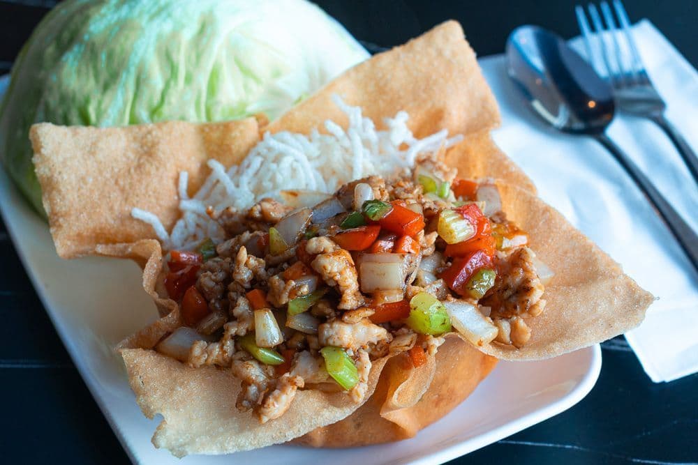 Chicken Lettuce Wrap