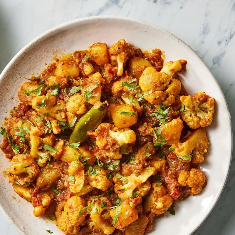 Aloo Gobi Masala (Potatoes and Cauliflower)