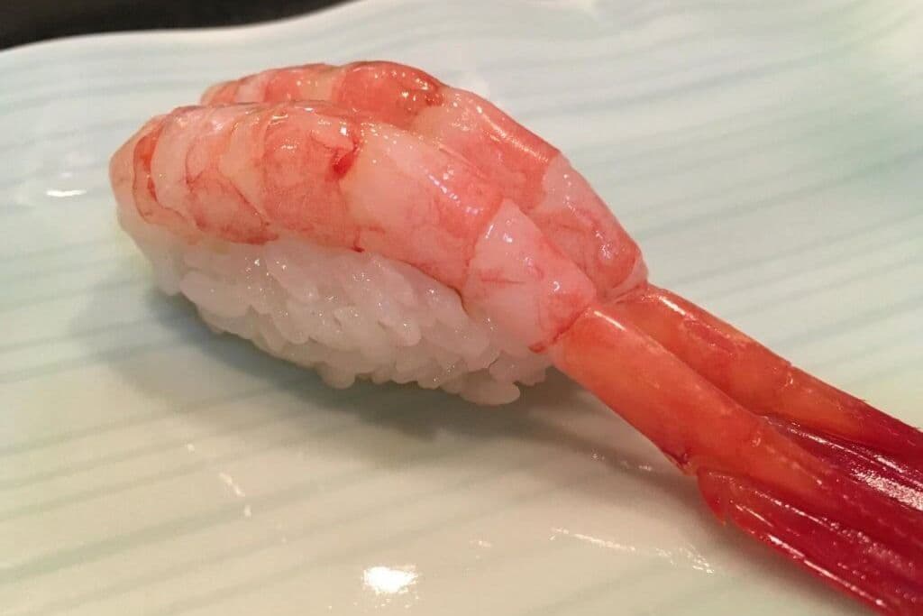 Amaebi Nigiri Sushi