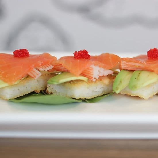 Sushi pizza