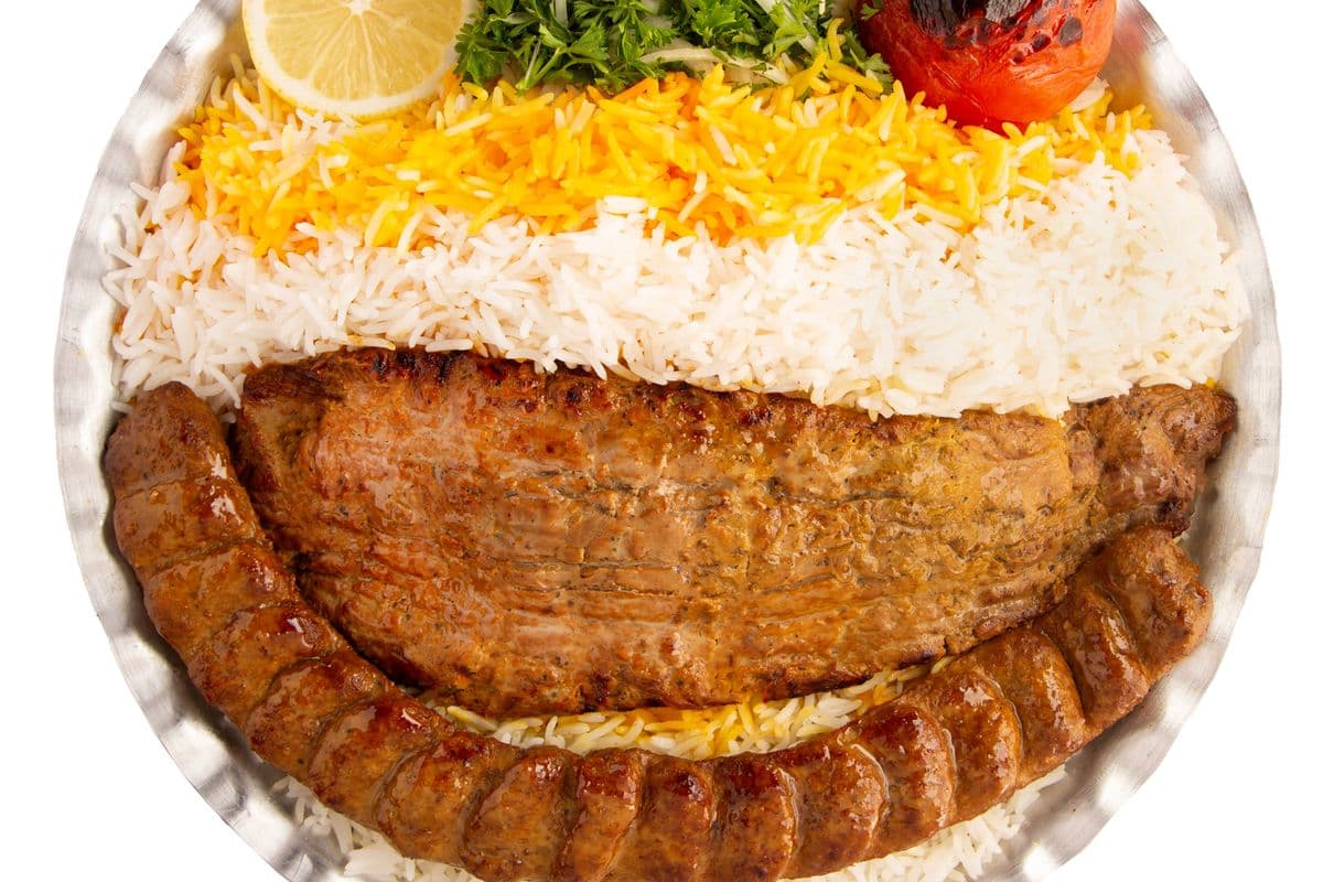 Barg Soltani Kebab Dish