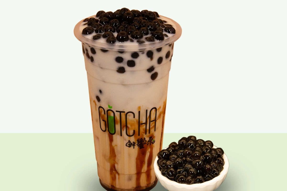 Brown Sugar boba fresh milk with cheese foam