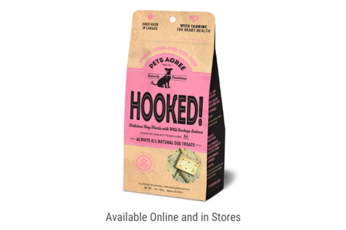Hooked! Salmon Treats Bag (Wheat Free) (1 lb)