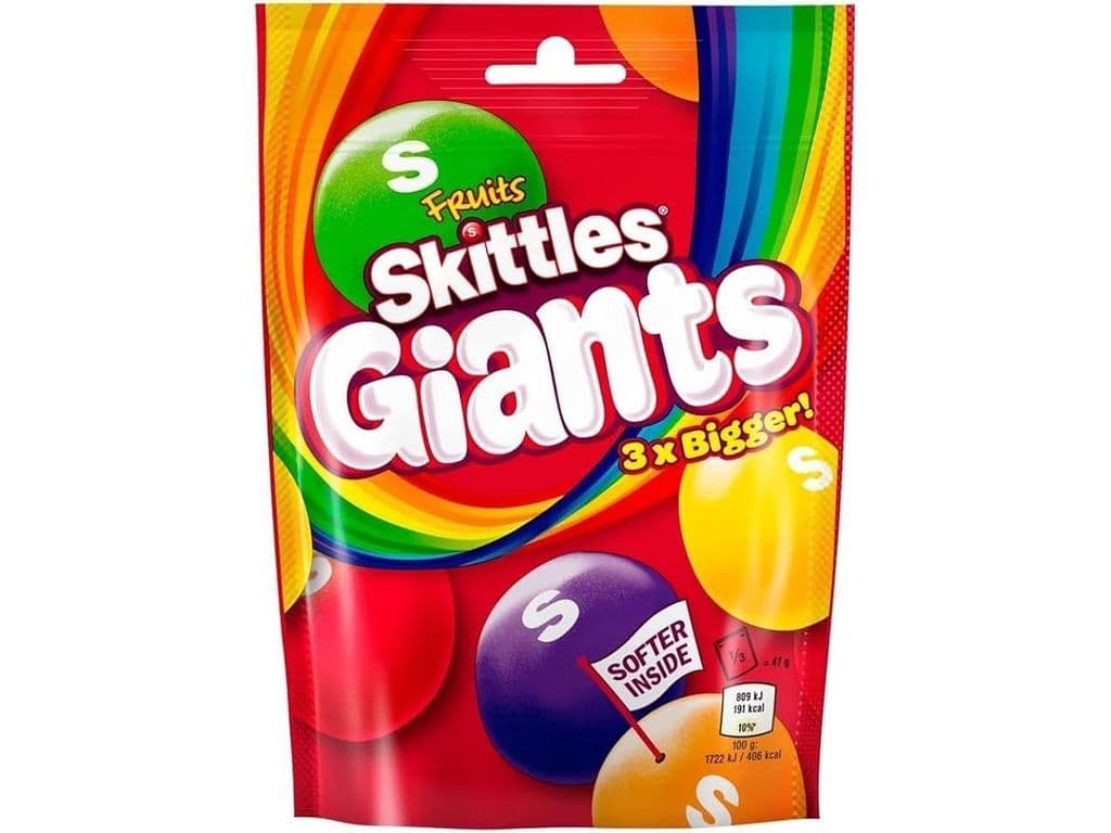 Skittles Giants UK 132g Chewy Candy