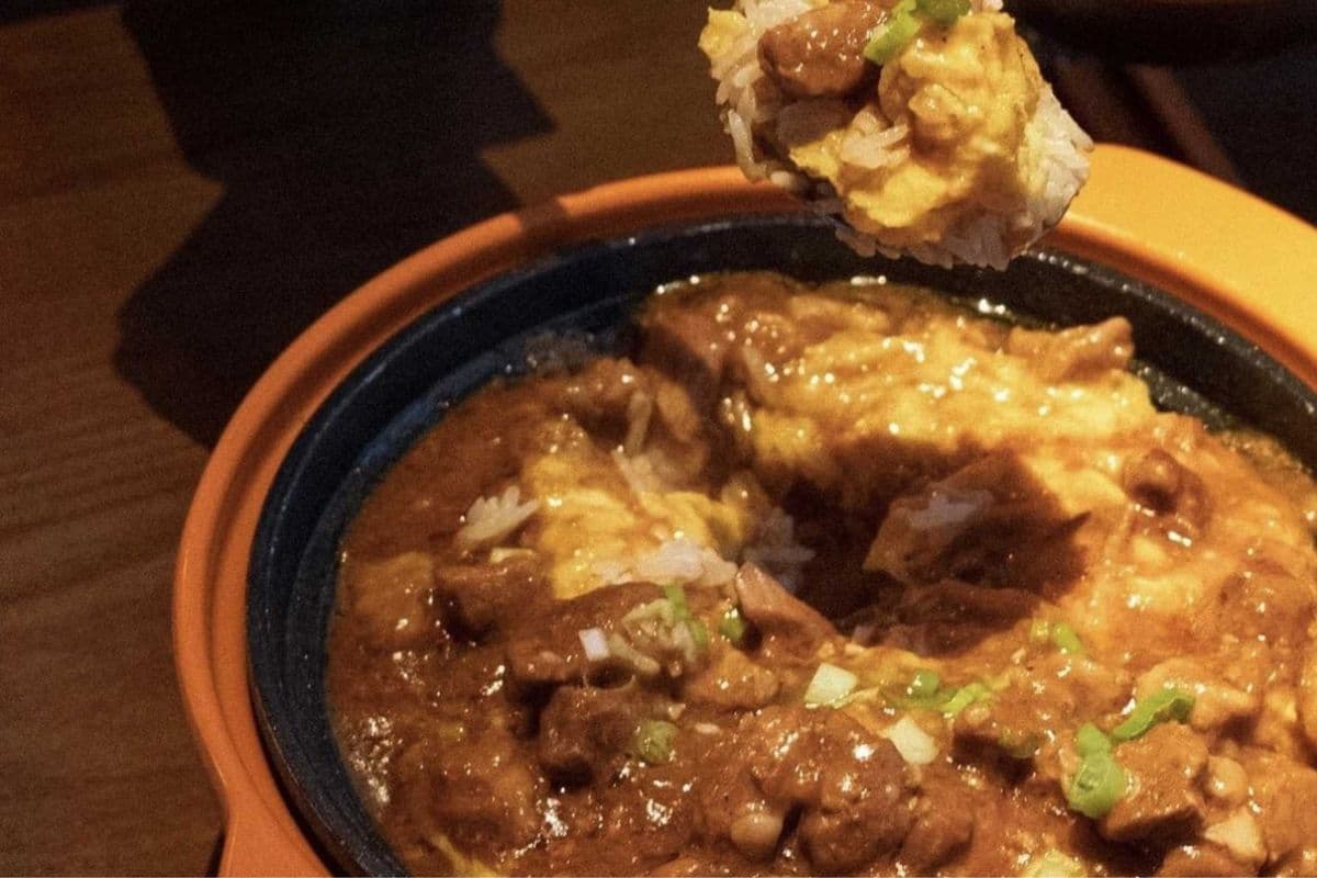 Spiced Pork Cubes, Pasteurized Egg With Clay Pot Rice