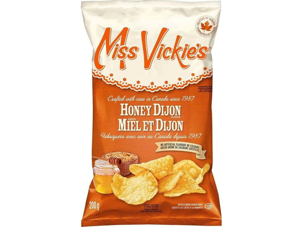 Miss Vickies Honey Dijon Kettle Cooked Chips 200g