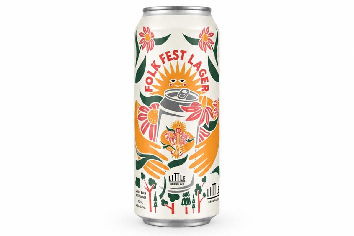 LITTLE BROWN JUG FOLK FEST LAGER (1 x 473ml Can)