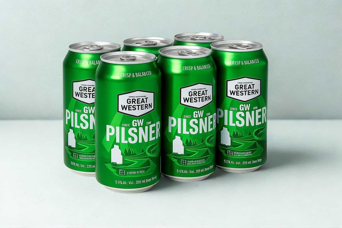 Great Western Pilsner 6PK Cans (6 x 355 ml Can)