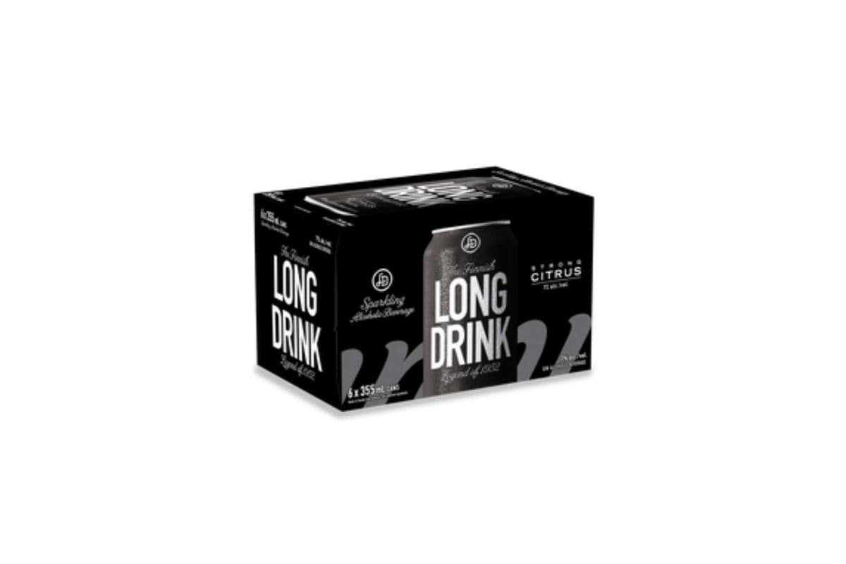 The Finnish Long Drink Strong Citrus (6 Cans) (1 x 6x355ML)