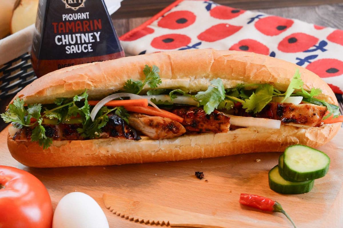 Grilled Honey Chicken Banh Mi Sub
