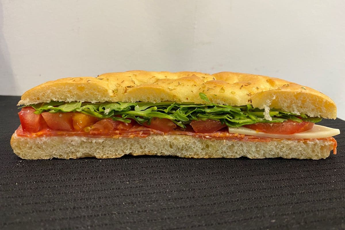 Spicy Salami Focaccia