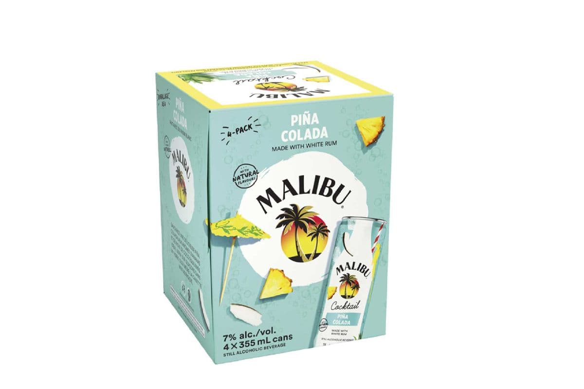 100852 - MALIBU PINA COLADA (4 x 355ML (CANS))