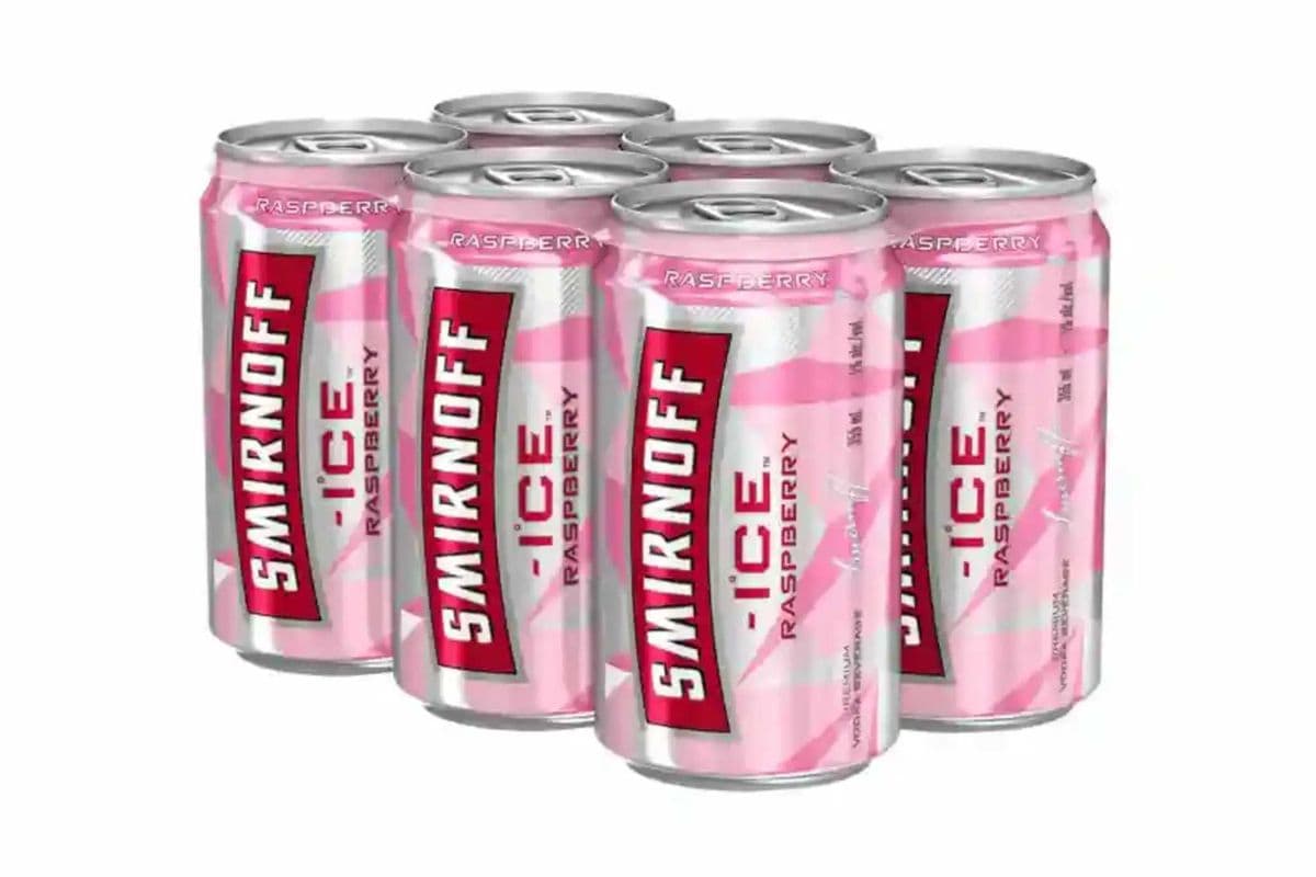 SMIRNOFF ICE RASPBERRY 6 CANS (1 X 6*355ML) (1 x 355ML)
