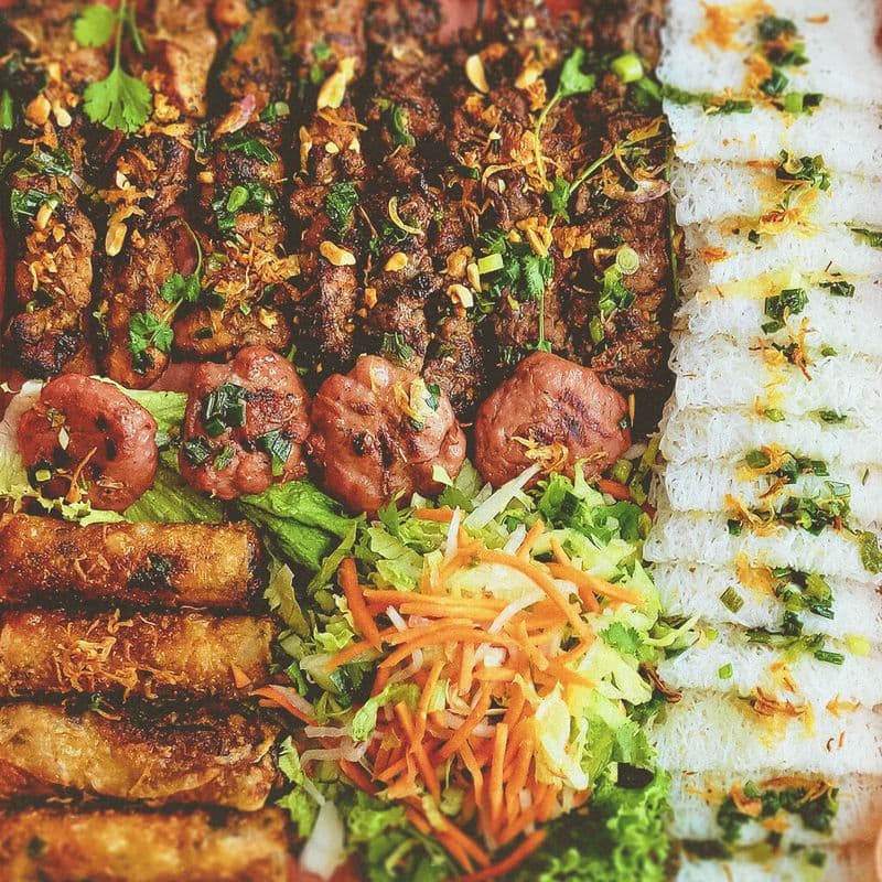 Grilled Meat & Vermicelli Platter / Grilled Meat & Vermicelli Platter