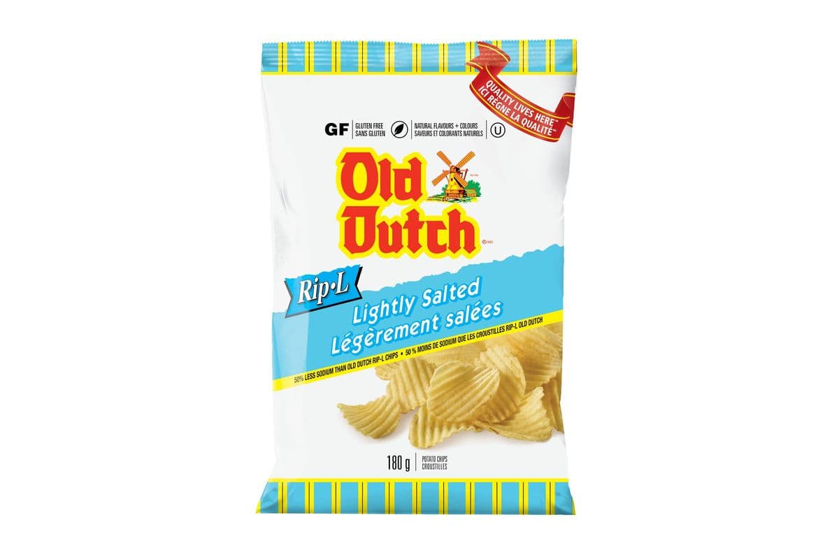 Old Dutch Rip.L Lightly Salted (180g) 77136