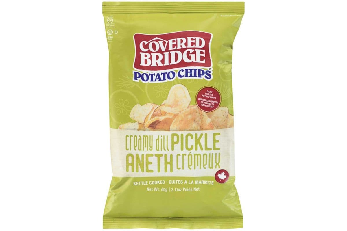 Covered Bridge Creamy Dill Pickle Chips (60 g)