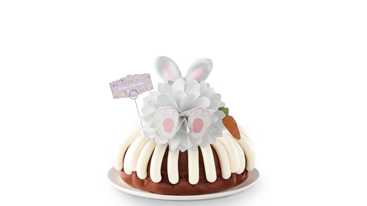 Bunny Bundt Big Decorated Bundt