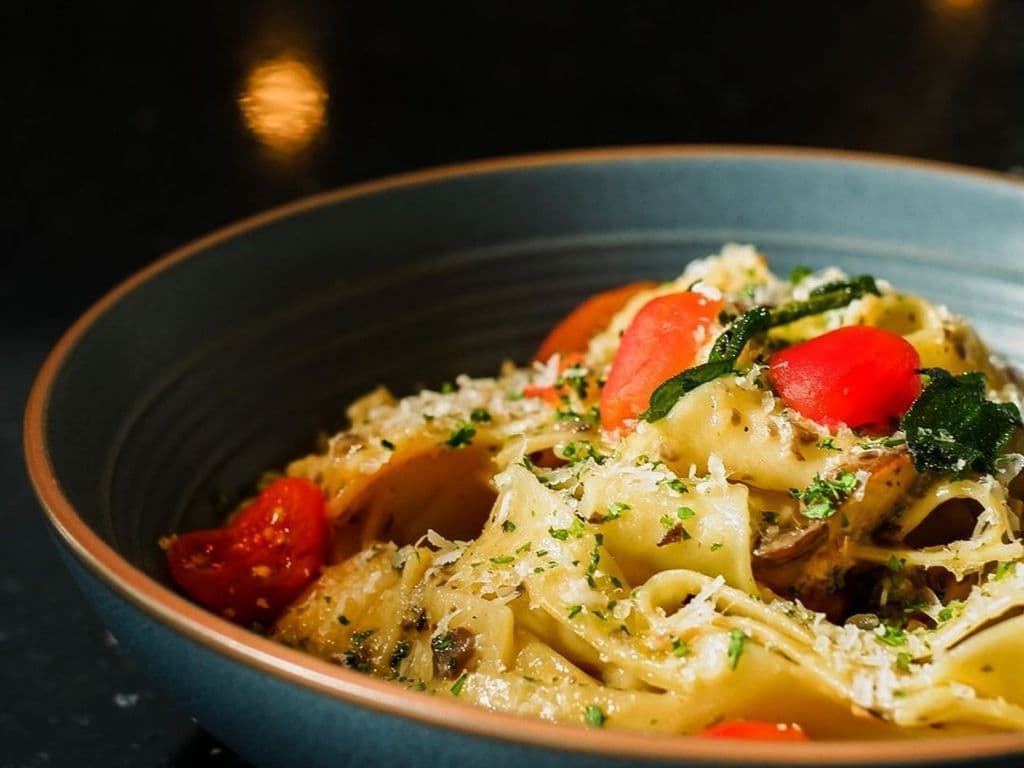 Mushroom Truffle Pappardelle