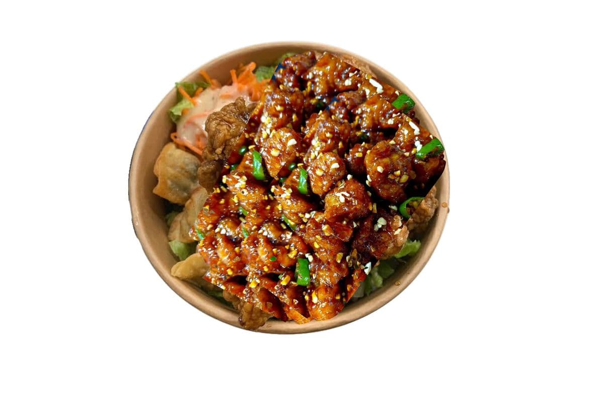 Sweet Dakgangjeong Cupbap