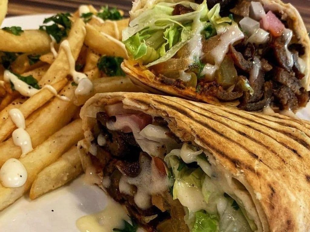 Beef Donair Wrap (12") (Large)