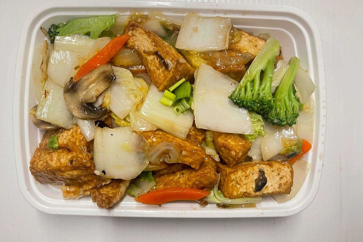 Tofu with Mixed Greens st