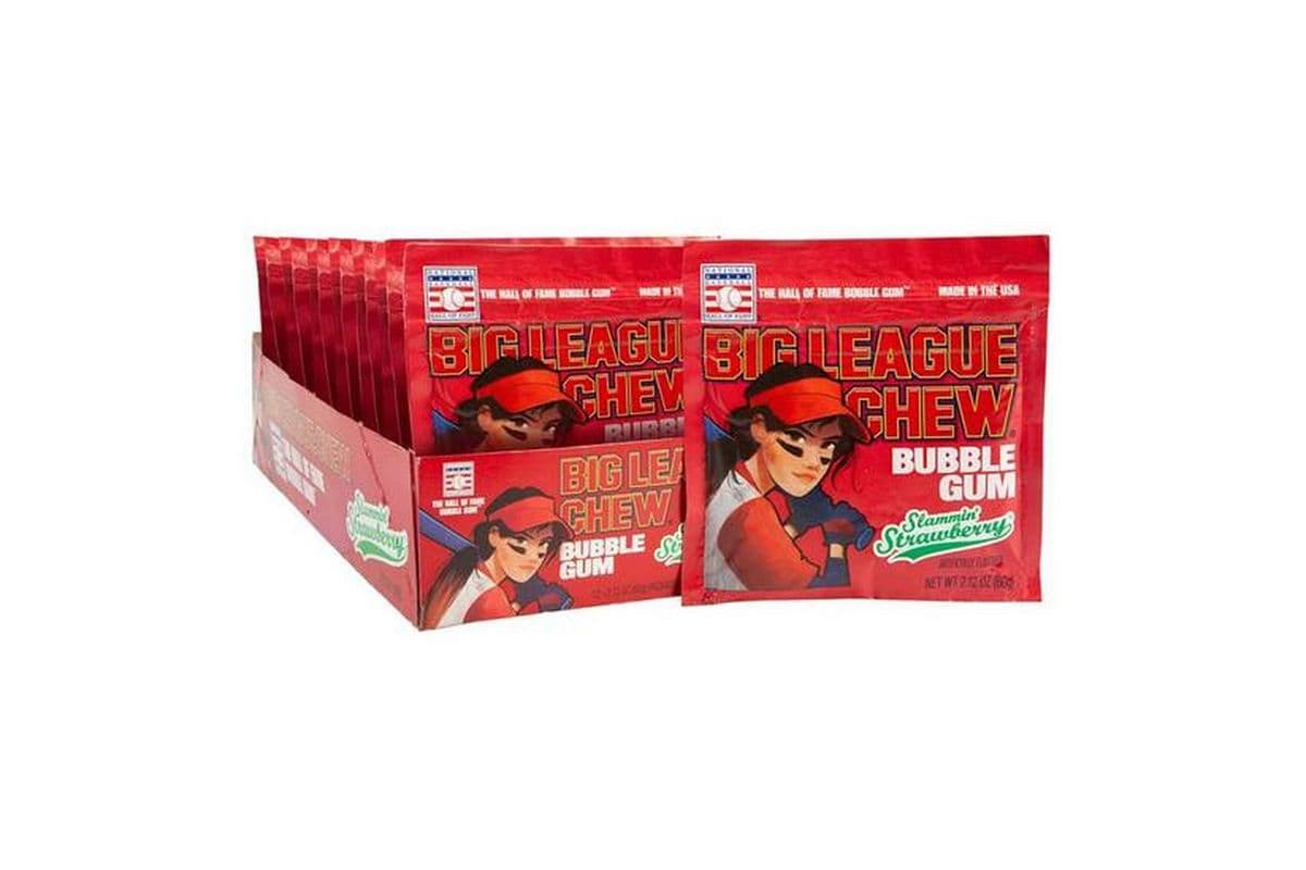 Big League Chew Slammin Strawberry