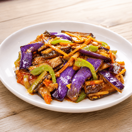 Yu-Xiang Eggplant (minced pork) / 鱼香茄子(肉碎)