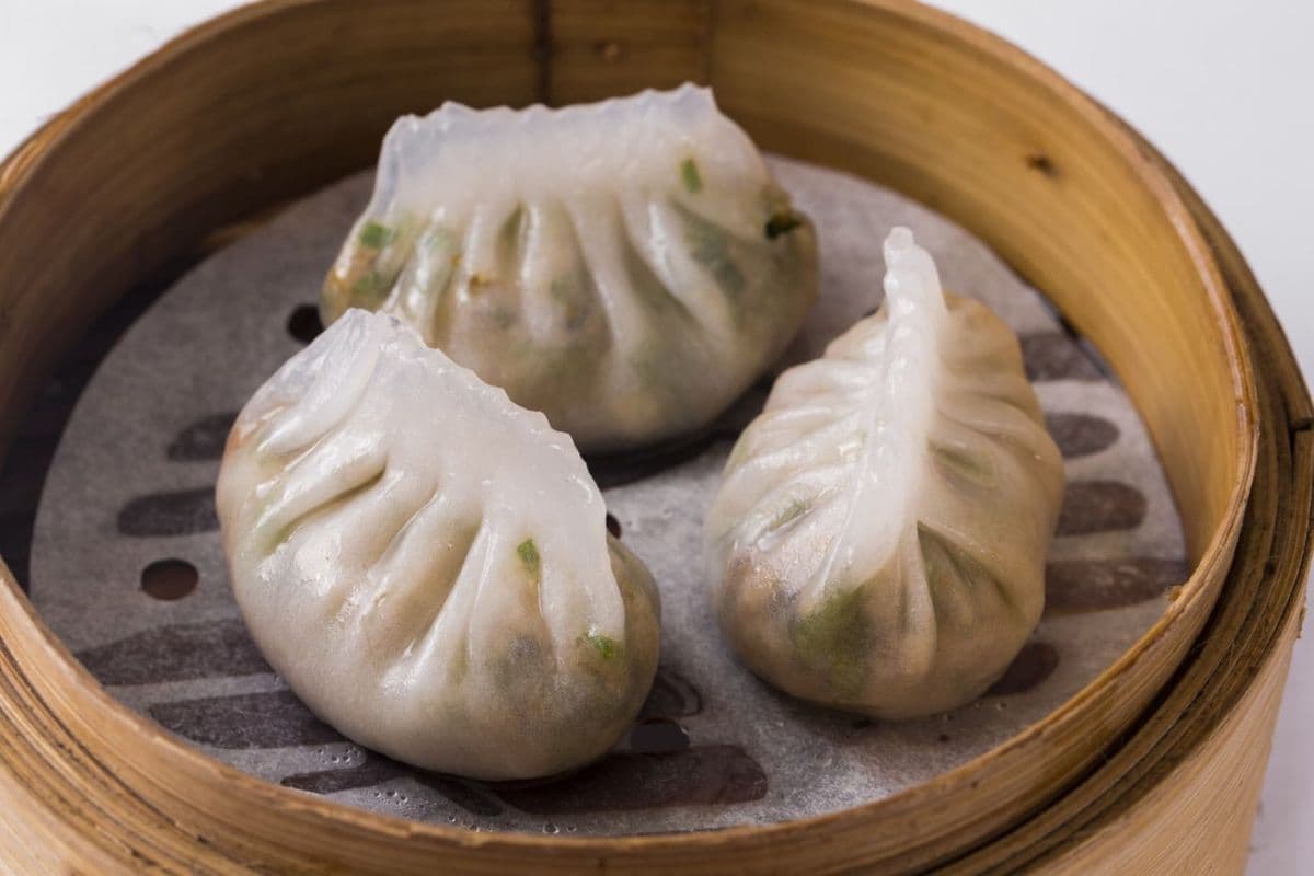 Steamed Diced Meat with Bean Nuts Dumplings