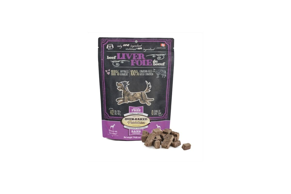 Oven-Baked Tradition - Dehydrated Beef Liver Dog Treats (120 g)