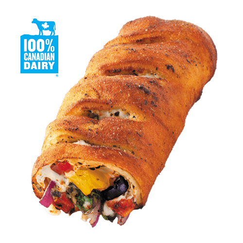 PIZZA STROMBOLI MÉDITERRANÉENNE AU PESTO