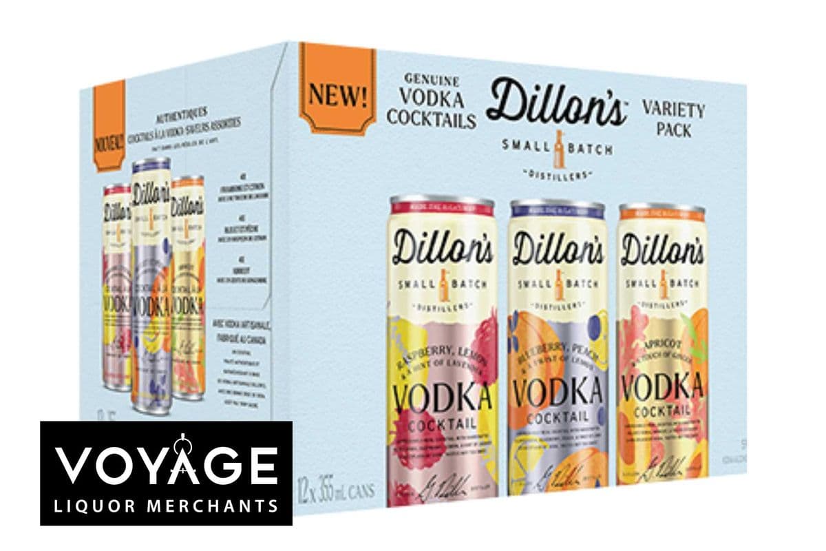 Dillon's Vodka Variety Pack (12 x 355 ml)