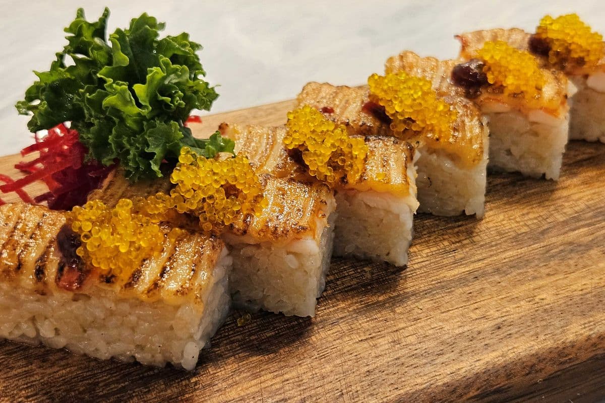Aburi Ebi Tiger Prawn Oshi