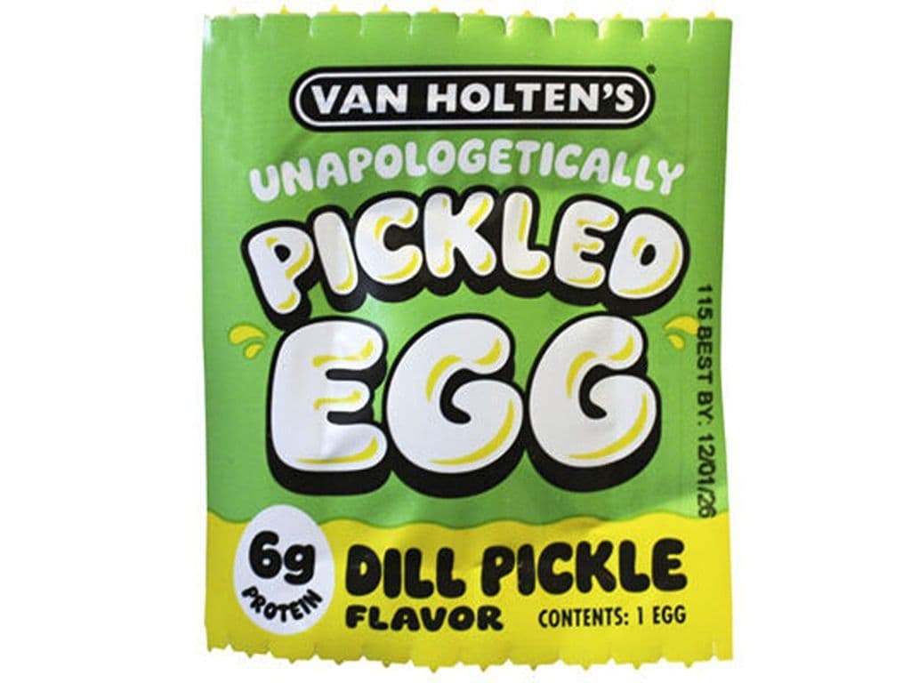 Van Holten Pickled Egg (6g of Protein) Dill Pickle Snack