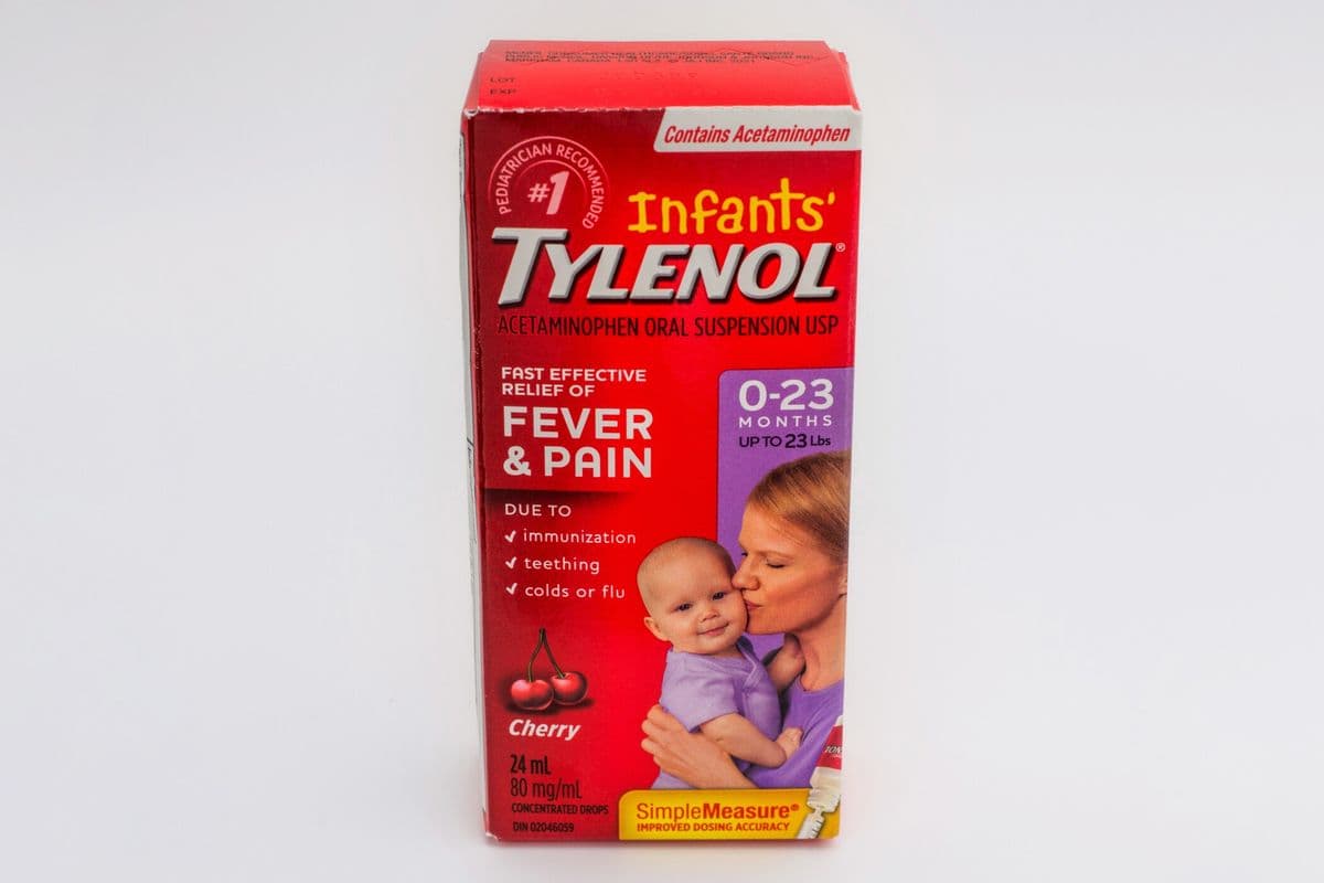 Infants Tylenol Drops Fever And Pain, Cherry (80mg/ml, 24ml)