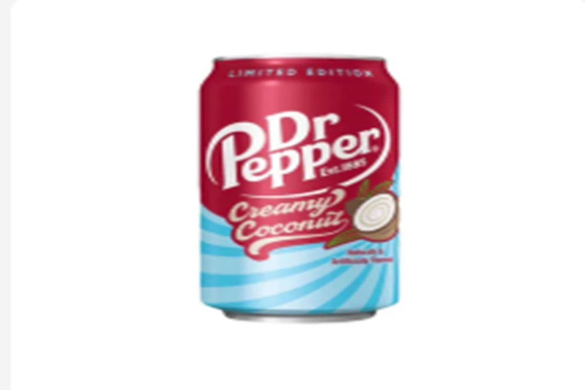 Dr pepper creamy coconut (355ml) (150 Cal)