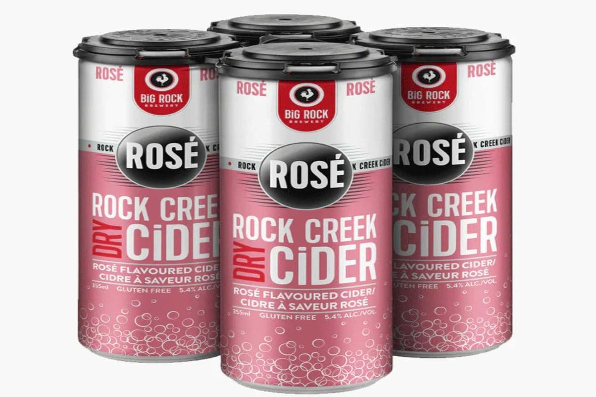 Rock Creek Rose Cider (4 x 355 ml Cans)
