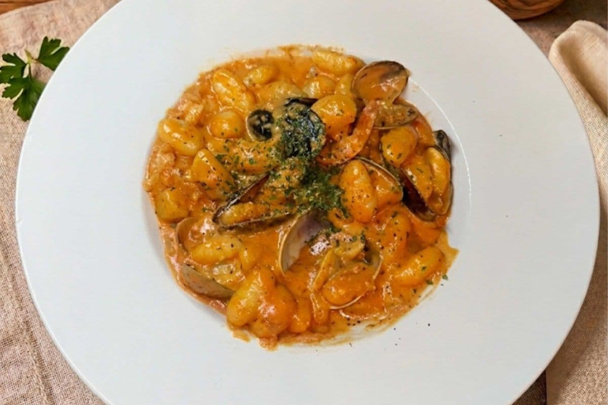 Seafood Rose Gnocchi