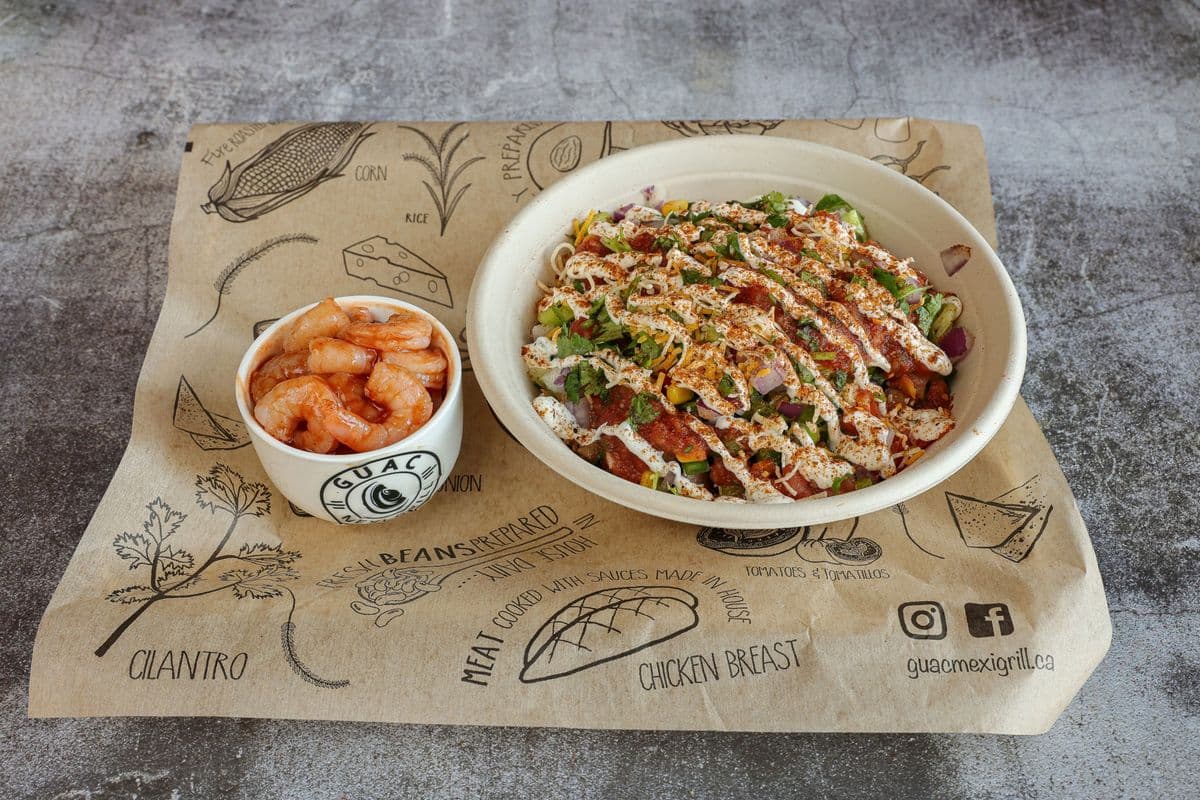 Shrimp Burrito Bowl Combo